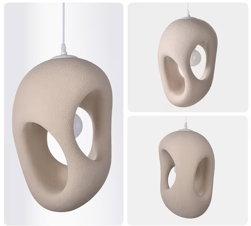 Żyrandol z pianki cementowej